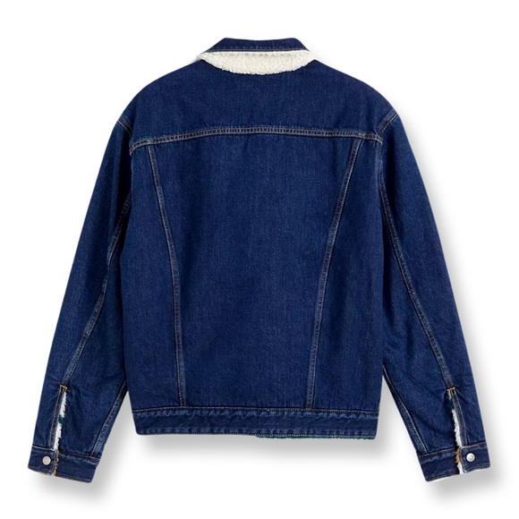 LEVI’S PREMIUM REVERSIBLE VINTAGE RELAXED FIT SHERPA TRUCKER JACKET A31760000 - Picture 5 of 16